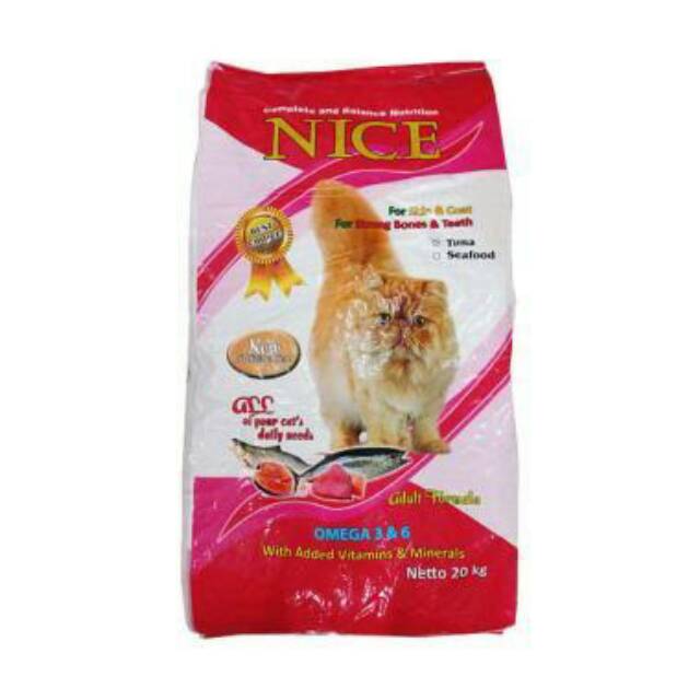 Pakan kucing Nice 1kg