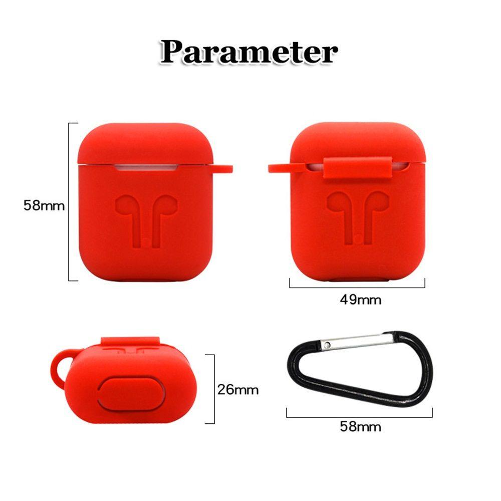 POPULAR Populer 6pcs /set Silikon Case Pelindung Lengan Kantong Tip Telinga Earphone holder Untuk Apple AirPods