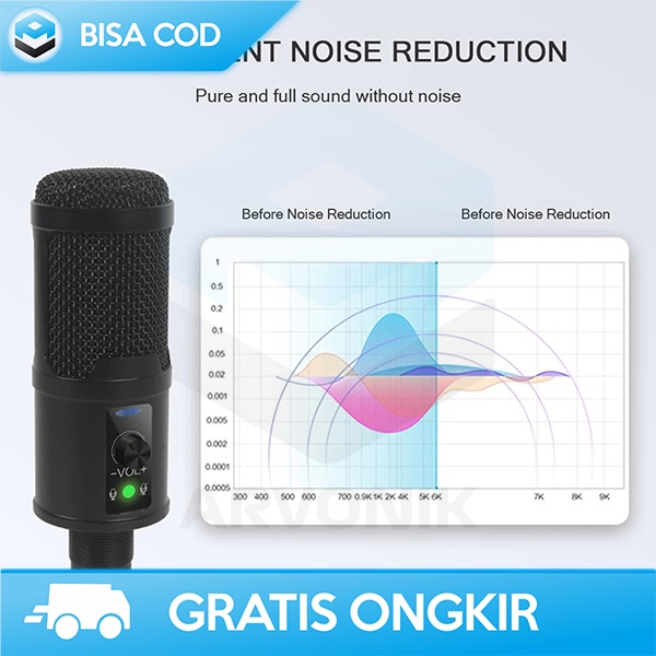 MICROPHONE CONDENSER STAND MIC RECORDING MARSNASKA NOISE REDUCTION