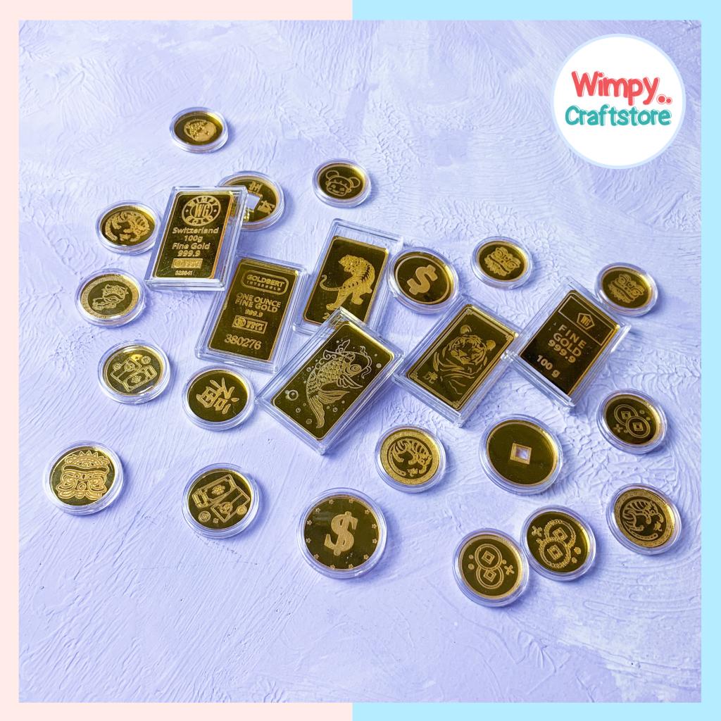 Kotak Emas Batangan Shaker Locket Tempat Wadah Emas Logam Mulia