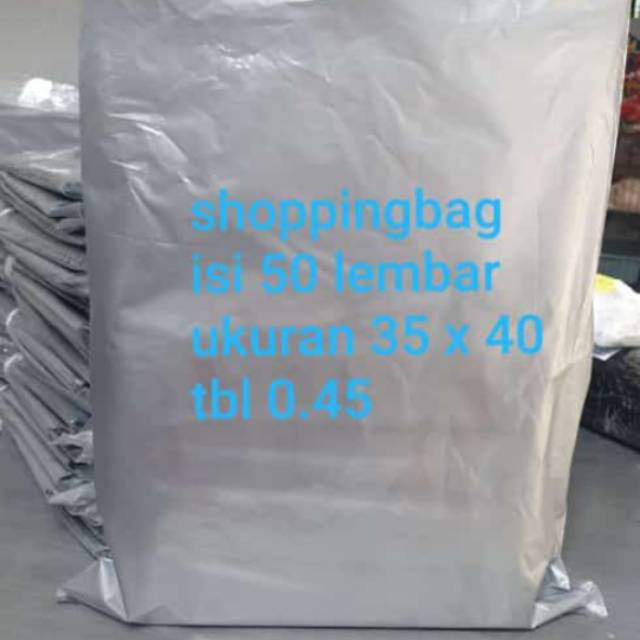 50 lembar Plastik olshop/plastik shoppingbag 35 x 40