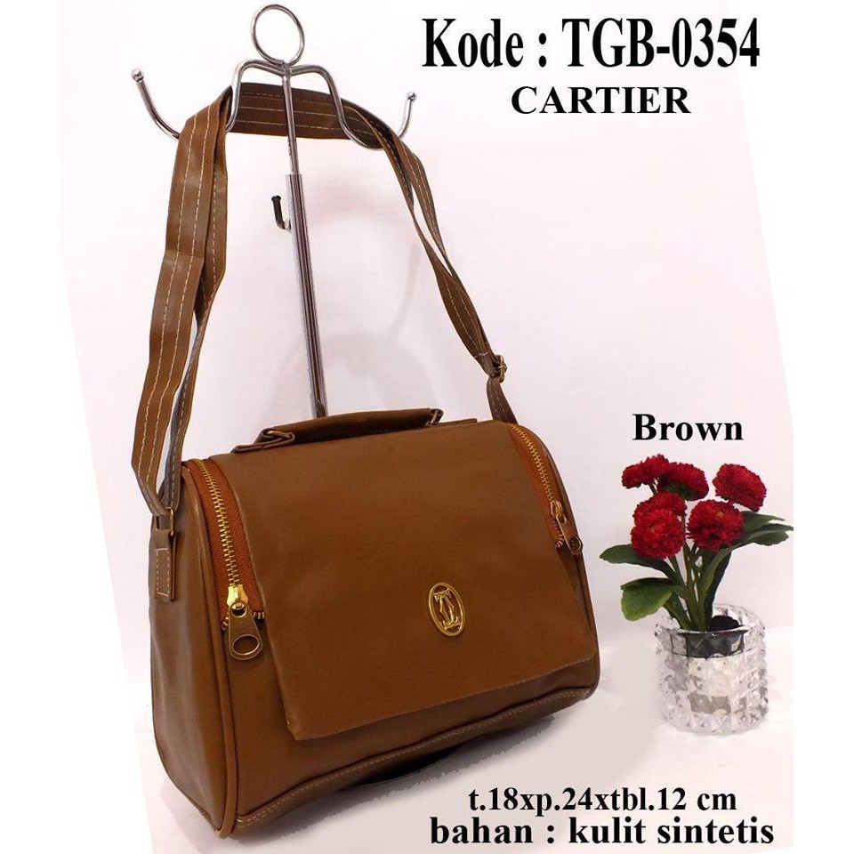 Tas Selempang Wanita Shoulder Bag Cartier TGB 354 Cartier