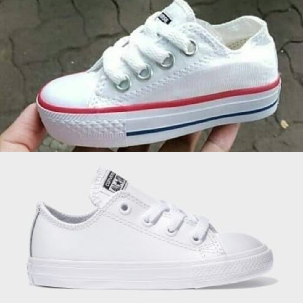 Sepatu Anak Converse All Star kids Putih LMB / Converse Anak Full White / Converse Anak Perempuan/co
