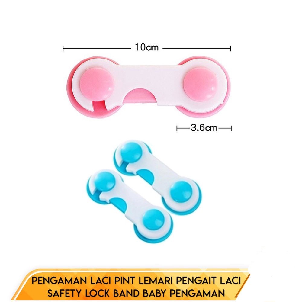 ~ PIYOSHI08 ~ Alat Pengaman Pintu Lemari Pengunci Laci Baby Safety Lock Murah PR41