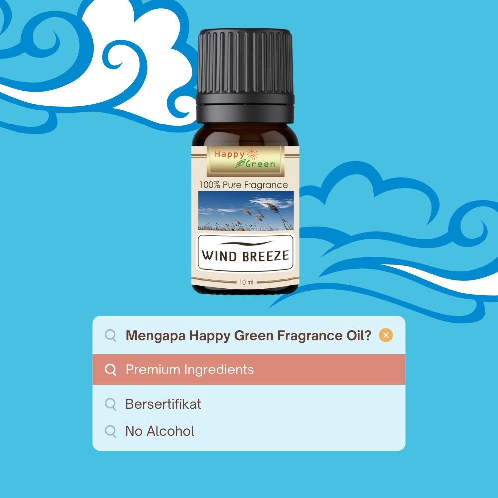 Happy Green Wind Breeze Fragrance Oil - Aroma Wind Breeze