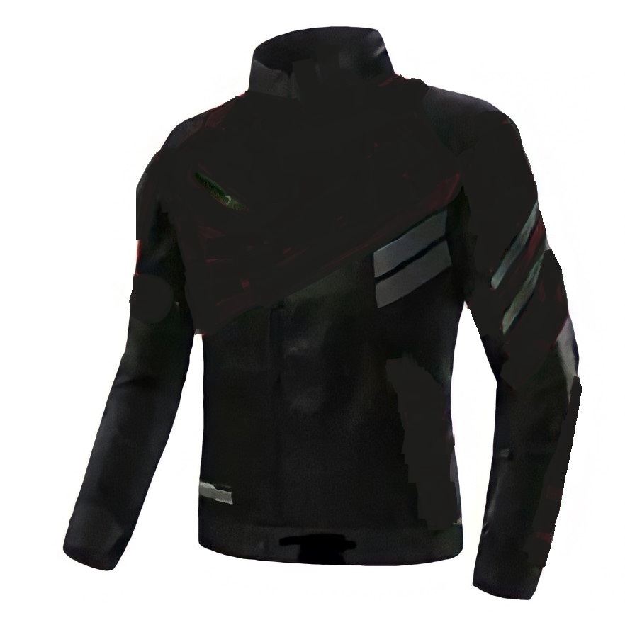 Jaket Motor Touring/Racing Variasi Kedap Angin Taslan Double Strip (Waterproof)