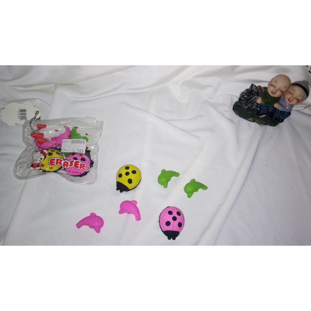 

penghapus motif set / penghapus pensil fancy import