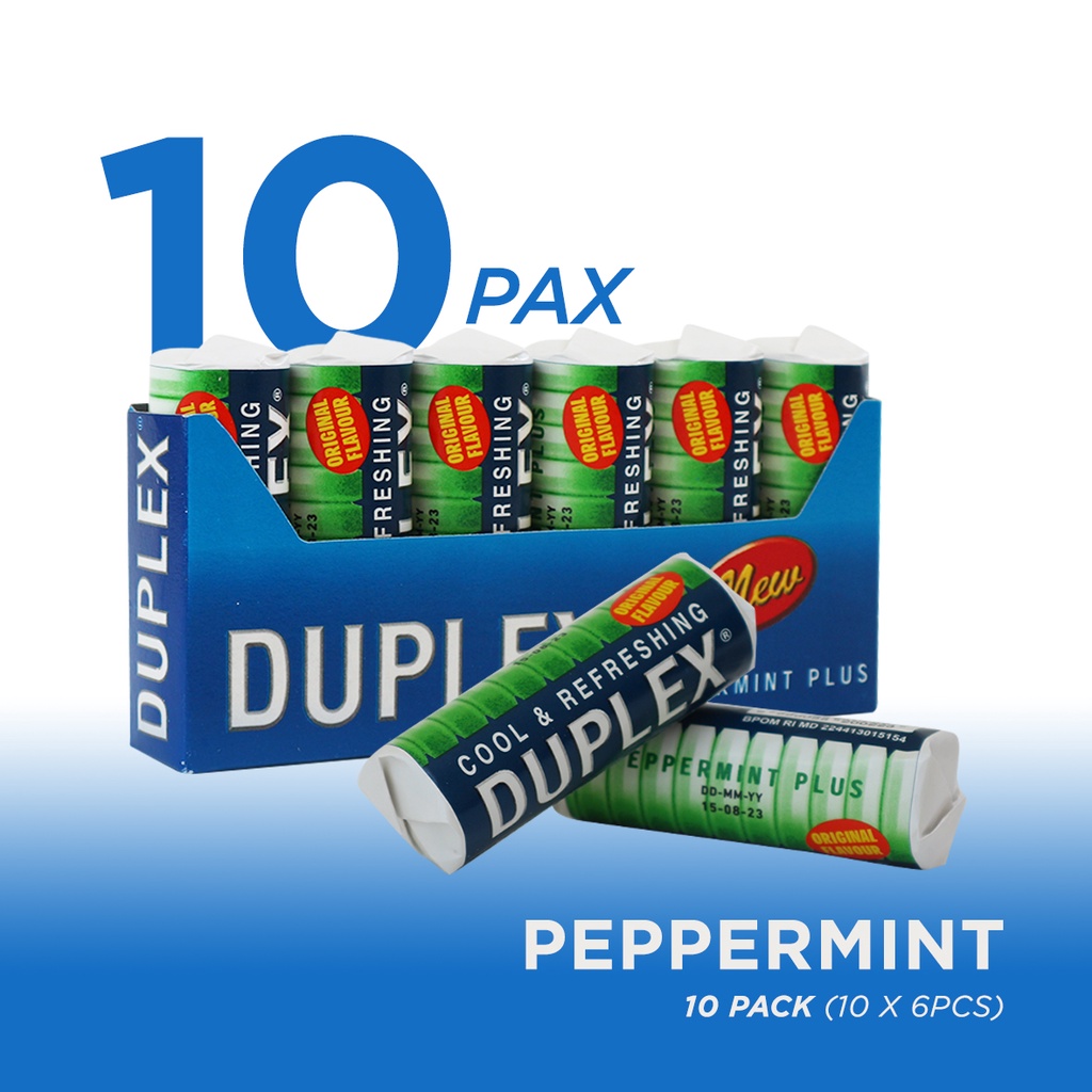 

Duplex Peppermint Plus Original Flavour - 10 Pack