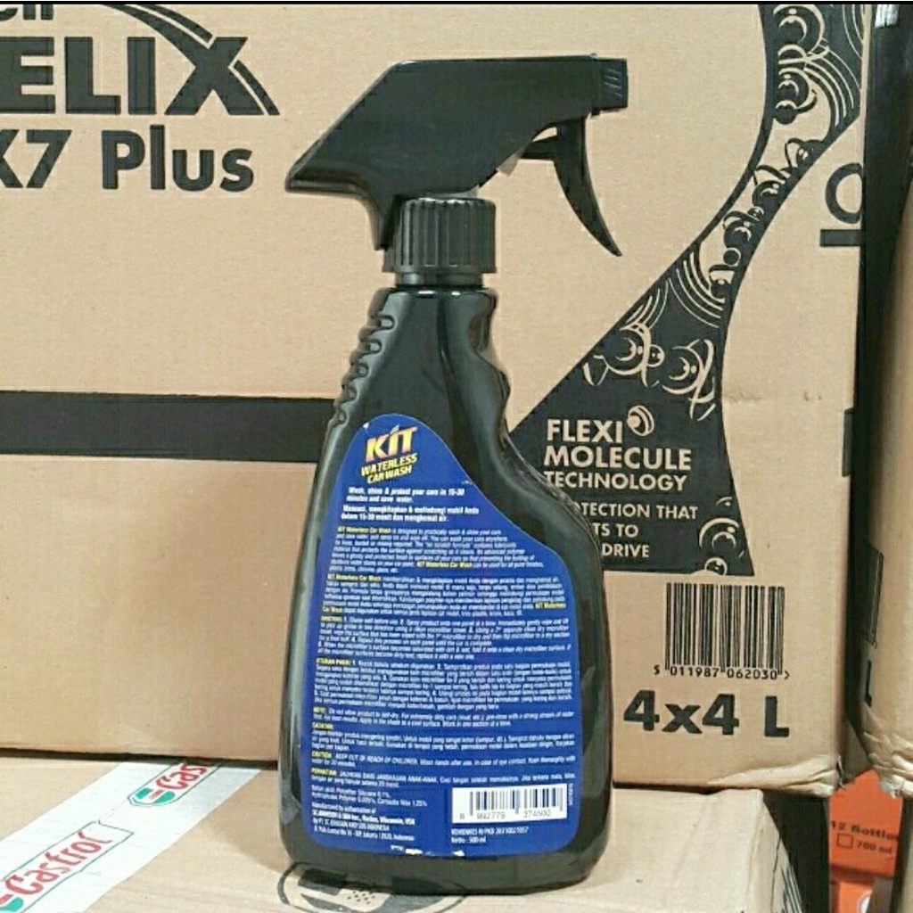 PEMBERSIH / CUCI MOBIL TANPA AIR KIT WATERLESS CAR WASH PUMP 500 ML