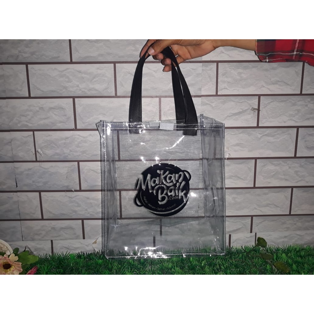 TAS PROMOSI MIKA CUSTOM / TAS MIKA TRANSPARAN SERBAGUNA