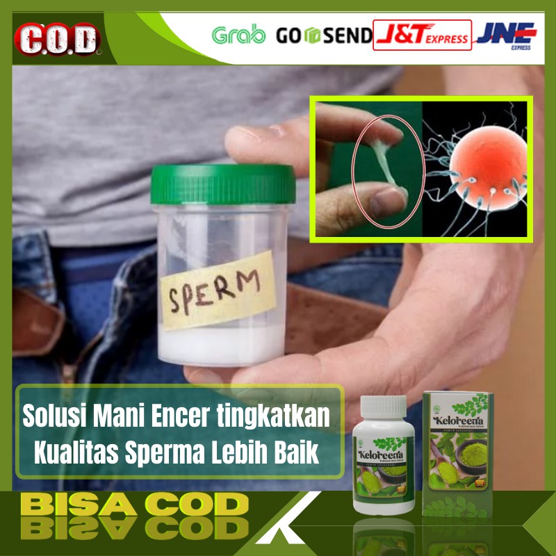 Keloreena Obat Pengental Mani Encer / Mani Sedikit / Mani Kosong / Penyubur Sperma Pria Bisa COD