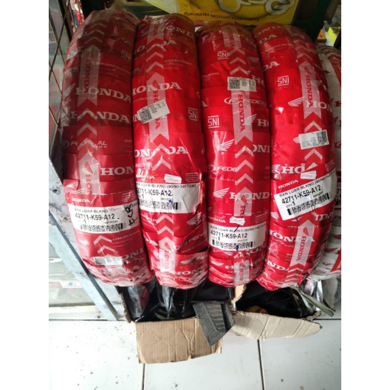 ban fedral  belakang Honda tubles beat vario