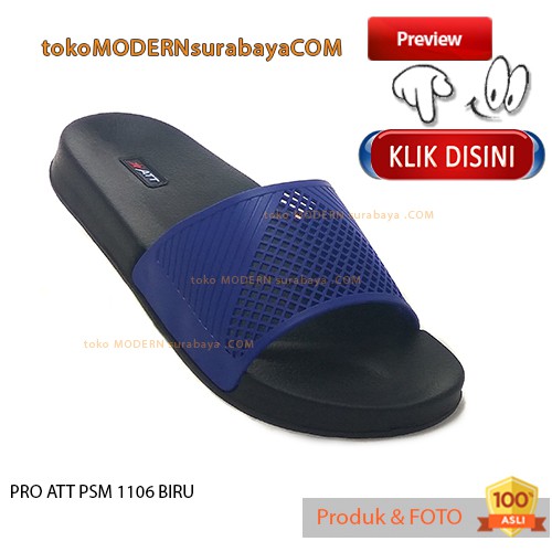 PRO ATT PSM 1106 BIRU sandal pria selop karet murah