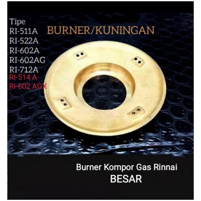 SUPER TEBAL - BURNER KOMPOR RINNAI BESAR 602