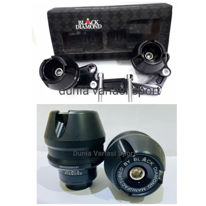 Paketan Jalu As&amp;Jalu Kenalpot Nmax/PCX/Forza/Xmax/Aerox Black Diamond