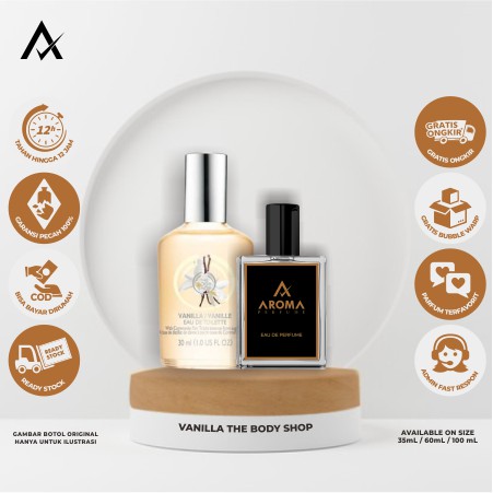 Vanilla The Body Shop perfume Parfum Tahan Lama Perempuan De Cologne Original Men Minyak Wangi Laki