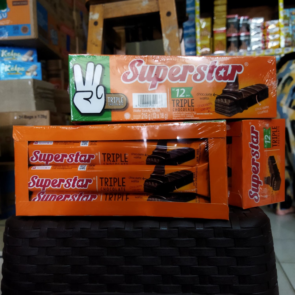 

Superstar Cokelat 12.5 Gram isi 20 Pcs ( Harga 1 Box )