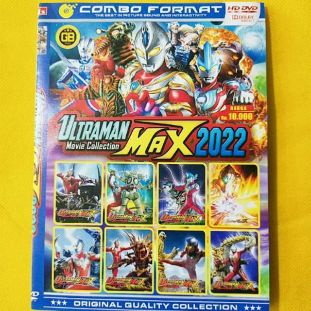 Terlaris DVD Film Anak Collection ULTRAMAN MAX 2022
