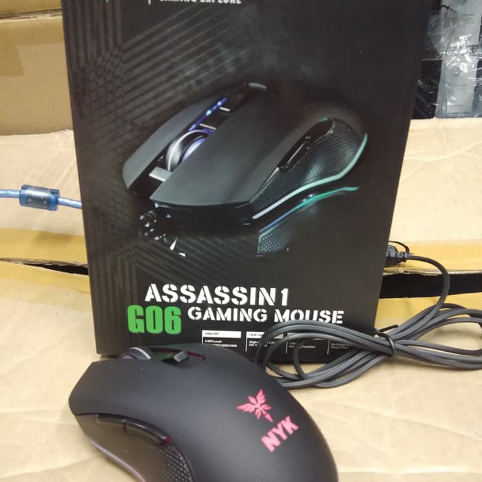 MOUSE GAMING NYK G06 ASSASSIN 1 LED RGB