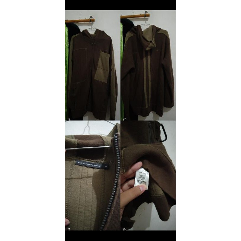 Hoodie Zipper marithe x francois girbaud vintage