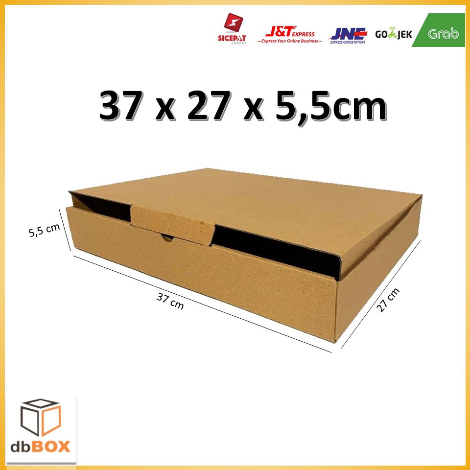 Kardus 37x27x5,5 cm | Box Die Cut & Easy Usage | Box Donut Isi 12-3