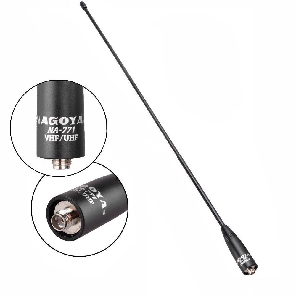 Amazon.com: Authentic Genuine Nagoya NA-771 15.6-Inch Whip VHF/UHF  (144/430Mhz) Antenna SMA-Female for BTECH and BaoFeng Radios: Electronics