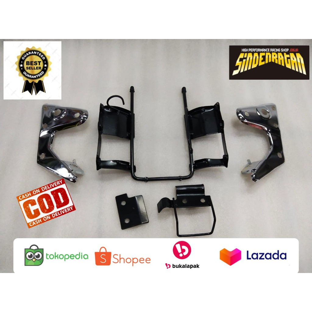 BRECKET DUDUKAN KUPINGAN LAMPU DEPAN RX KING OVAL 2002-2004 CKD