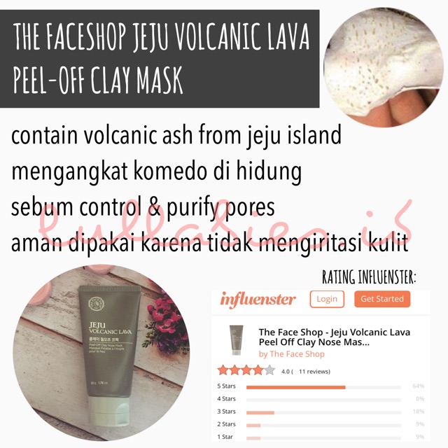 Download The Face Shop Jeju Volcanic Lava Peel Off Clay Mask Share In Jar Shopee Indonesia PSD Mockup Templates