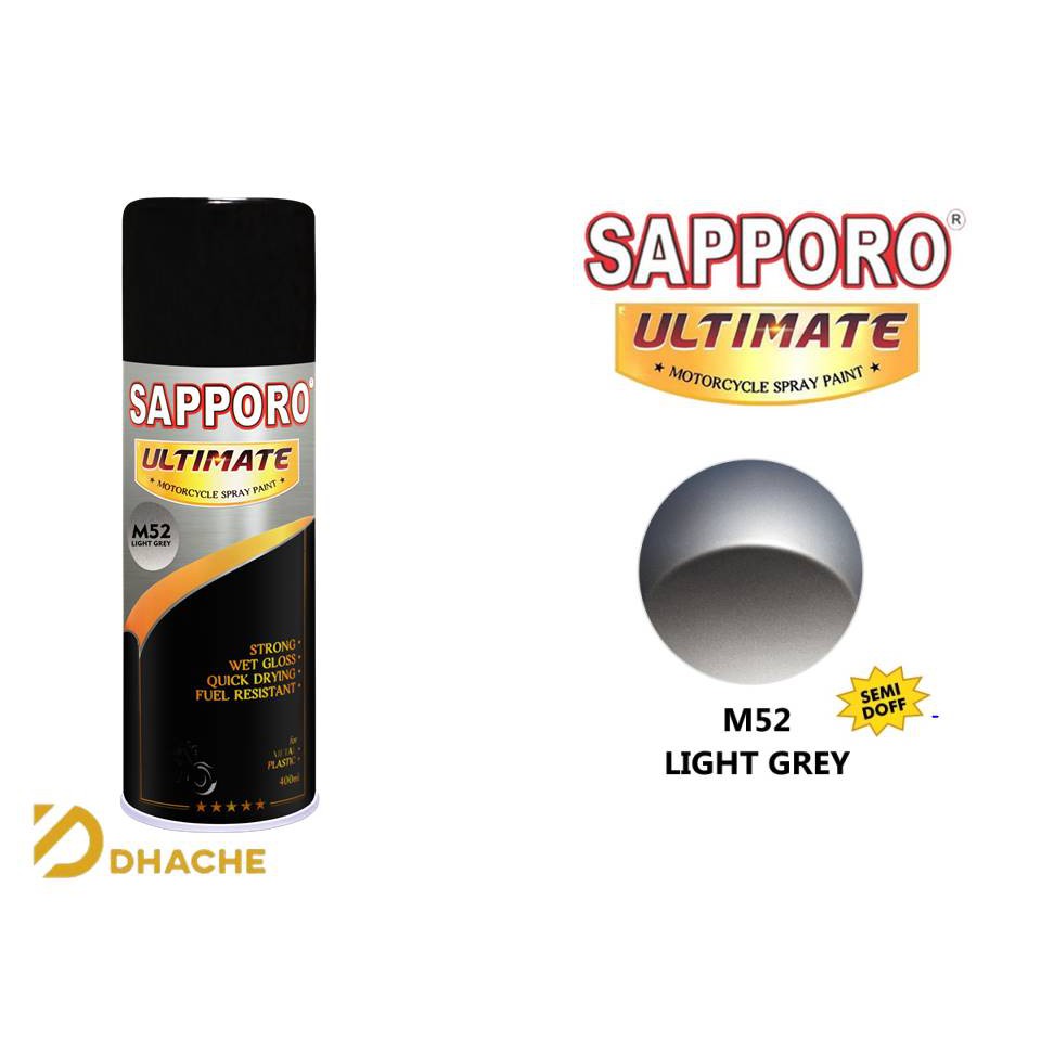 Cat Semprot Sapporo Ultimate M52 Light Grey / Sapporo Spray / Pilok / Pylox