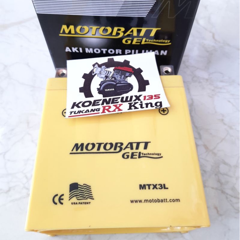 AKI ACCU KERING MOTOBATT RX KING MTX3L