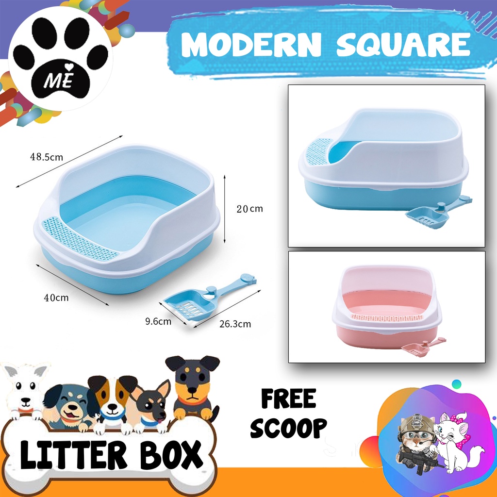 Cat Litter Box &quot;MODERN SQUARE&quot; Tempat Pasir Kucing