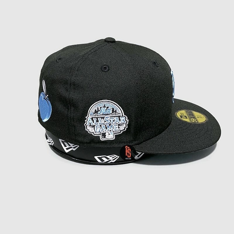 TOPI NEW ERA ORIGINAL 5950 ASG 2013 BA NEW YORK METS BLACK UV SKYBLUE