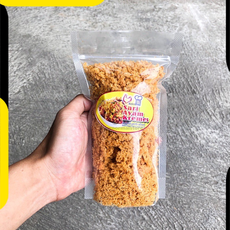 KREMESAN AYAM KAMPUNG / KEREMES AYAM GURIH ASIN ORIGINAL 125 GRAM