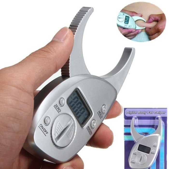 igital Body Fat Caliper LCD Alat Pengukur Kadar Lemak Tubuh