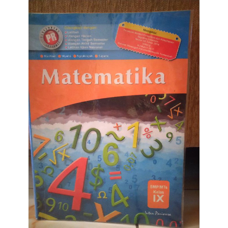 Buku LKS matematika (Intan Pariwara)