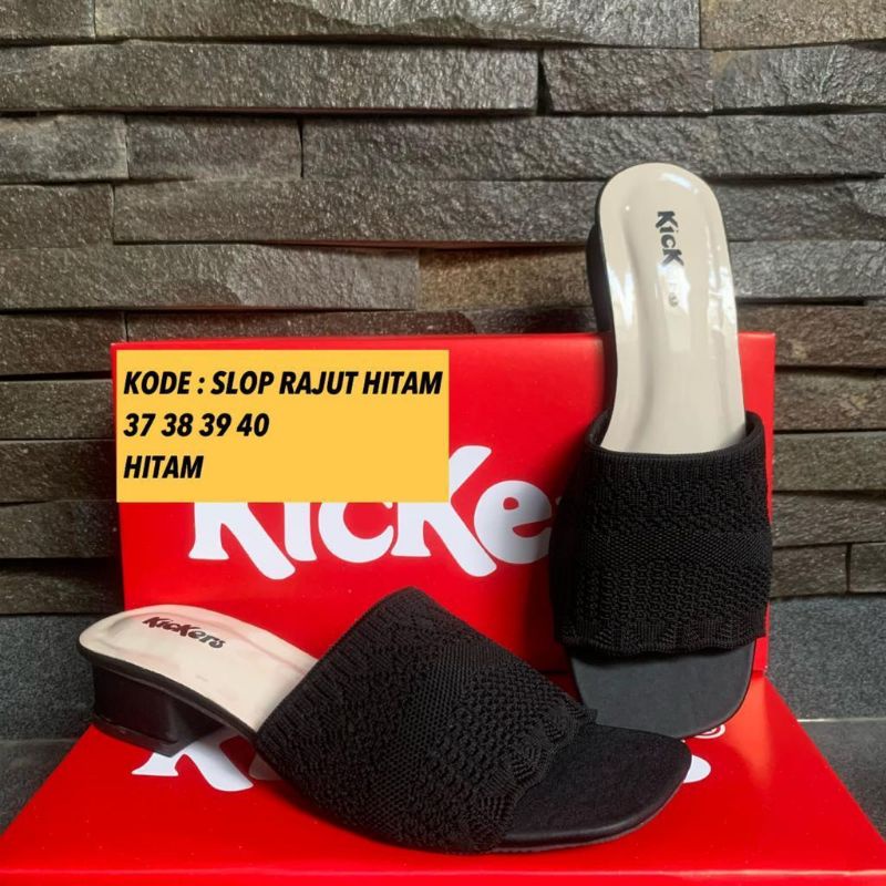 RAJUT RICIS HEELS KICKERS HEELS WANITA