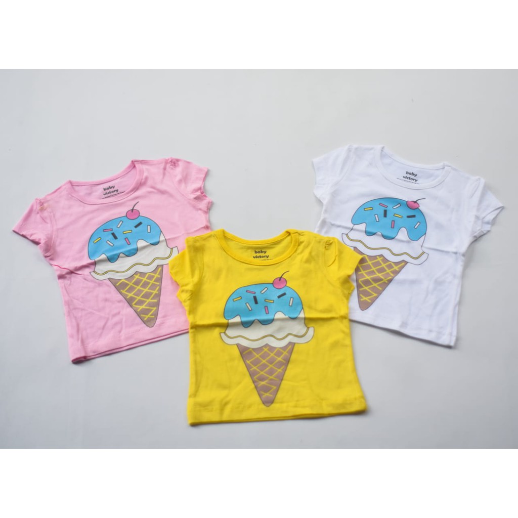 kaos anak baby victory umur 1-3 tahun cewe dan cowo-7