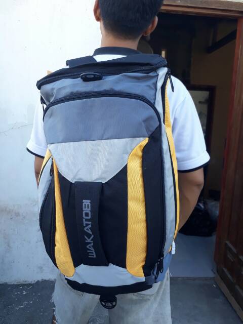 Tas 3 in 1 semi carrier gunung outdoor wakatobi kuning