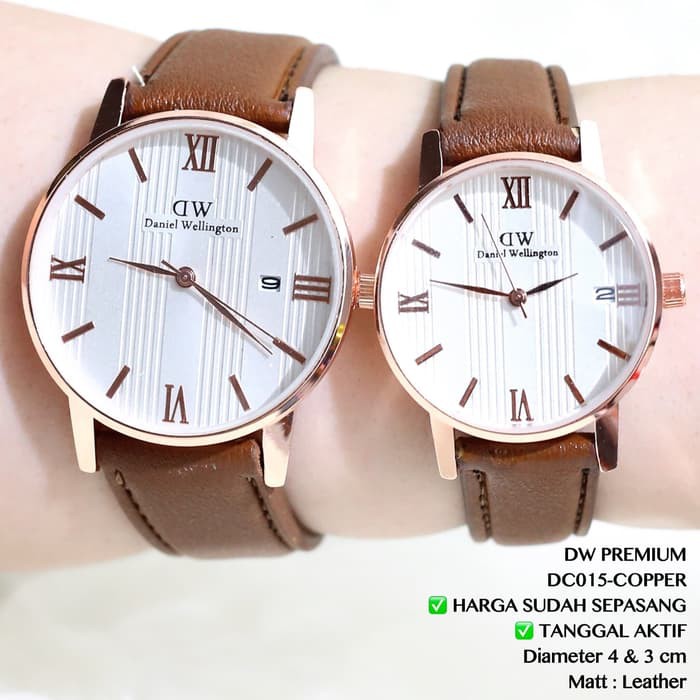 PROMO CN 0046 DISKON RAMADHAN EKSTRA Jam tangan couple sepasang guess alba ORI