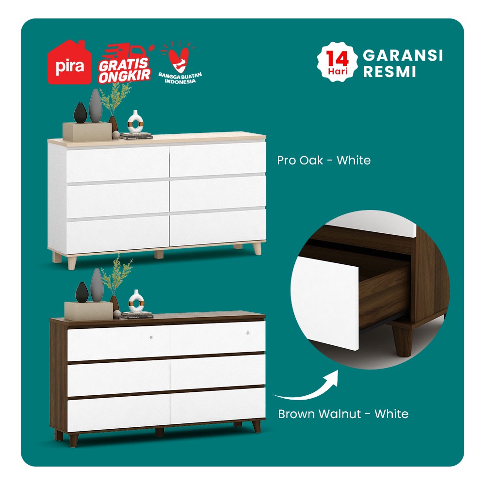 Pira - Oslo CH3+3 Lemari Laci