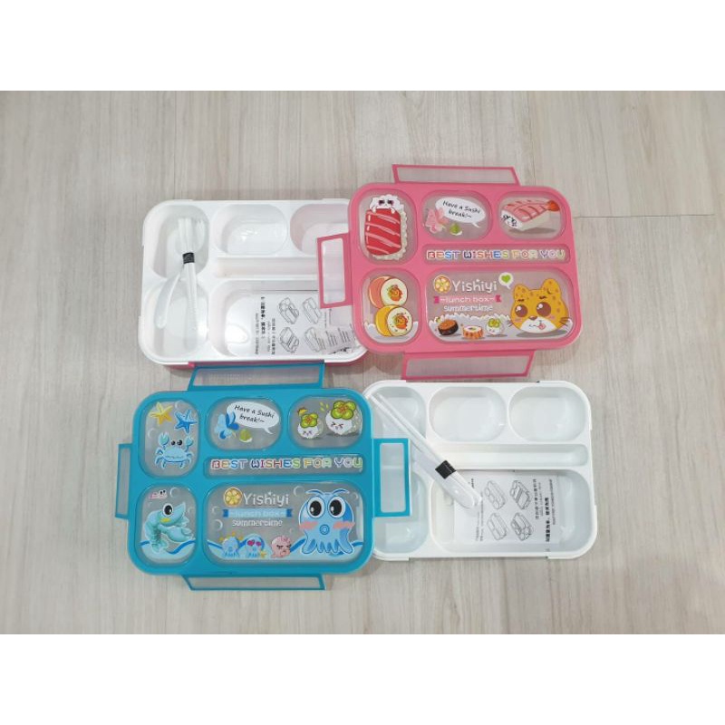 Kotak Makan Yooyee Sushi/Kotak Makan/Tempat Bontot/Tempat Makan