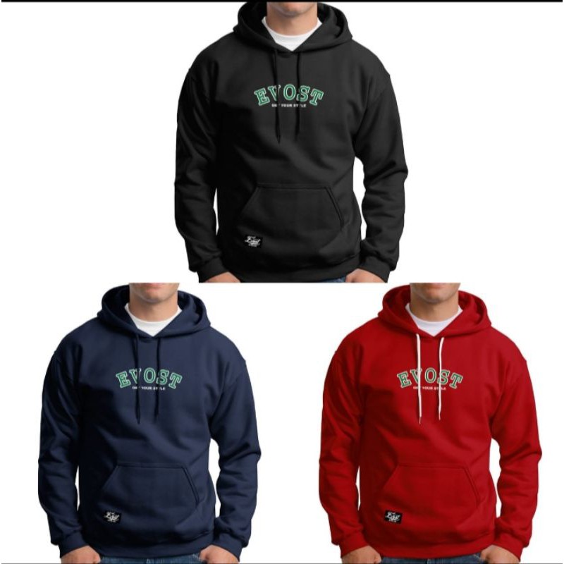 Sweater Hoodie pria premium original Evost / jaket Evost / sweater Evost