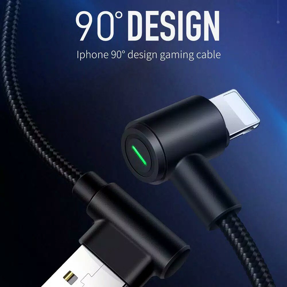 MCDODO kabel gaming iPhone lightning cable L model REVERSIBLE DESGIN