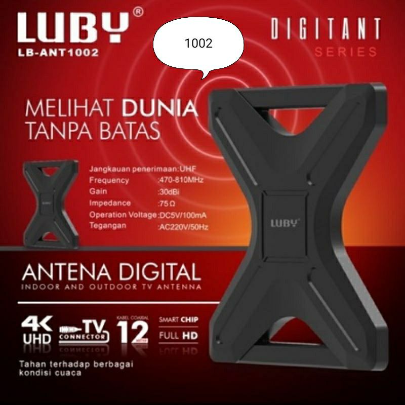 Antena Digital Luby LB-ANT1001 / Antena Indoor Outdoor Luby ANT1002