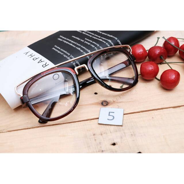 kacamata bening oval wanita dewasa fashion cewek gaul keren