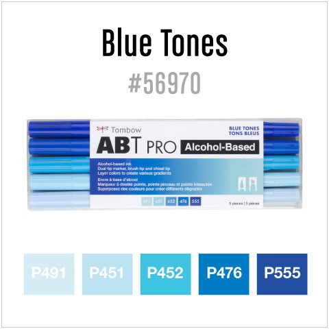 

TOMBOW COLORING BRUSH ABT PRO SET 5 BLUE