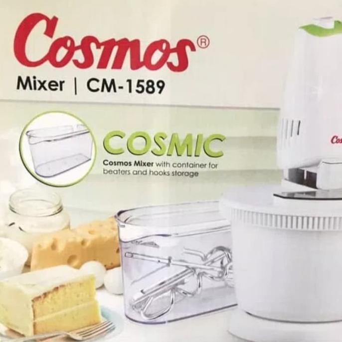 promo| COSMOS : MIXER STAND COSMOS CM 1589 ,Mixer com cosmos + box penyimpana |Mixer