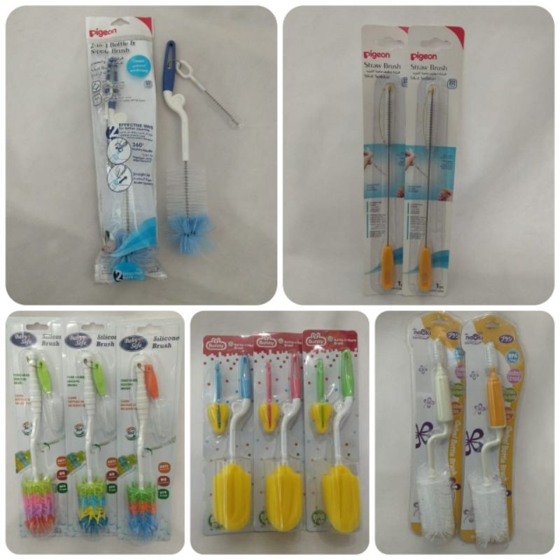[Bonababy] sikat botol / sikat botol susu bayi / sikat botol sedotan / sikat botol susu