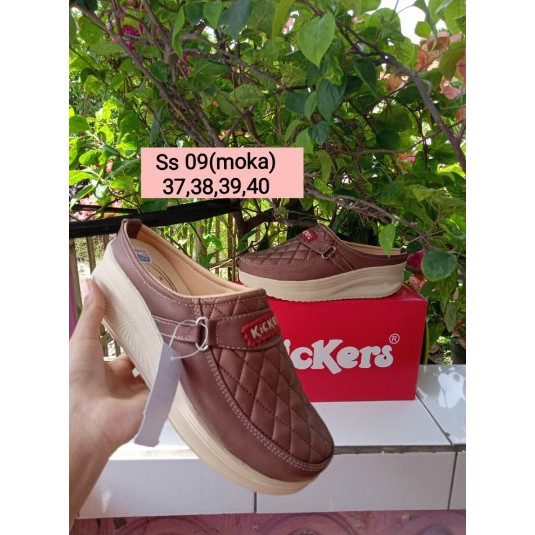 sandal slop wedges kickers-ss 09 moka