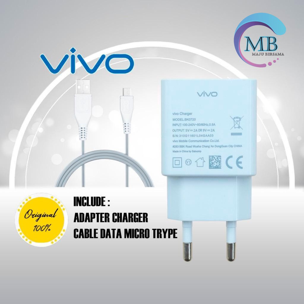 BM089 BK0720 Charger Cashan VIVO ORIGINAL micro usb fast Charging y53 Y12s y15 y17 y83 y81 Y91c y93 MB2033